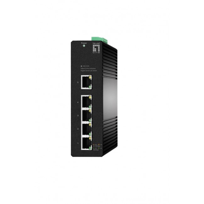 LevelOne Hilbert 5-Port Industrial Gigabit Smart Lite Switch