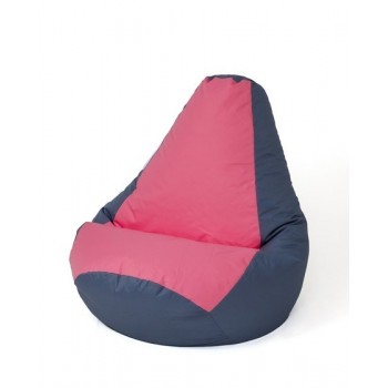 Sako bag pouffe Pear grey-pink L 105 x 80 cm