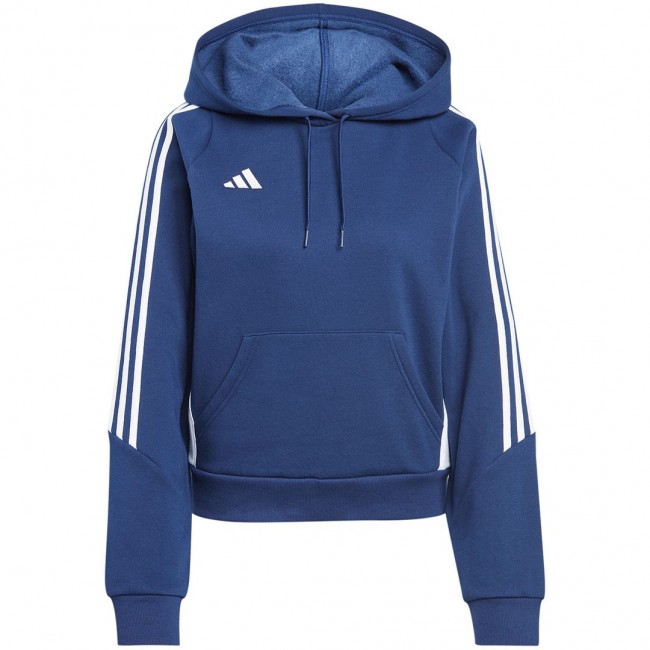 adidas Tiro 24 Hooded Women's Sweatshirt navy blue IR7507 adidas Tiro 24 Hooded Women's Sweatshirt navy blue IR7507