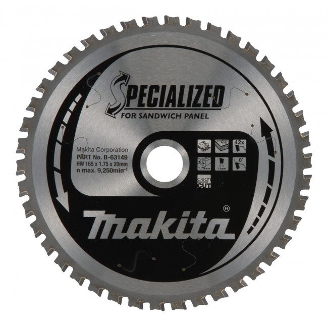 Makita B-63149 circular saw blade 1 pc(s) Makita B-63149 circular saw blade 1 pc(s)
