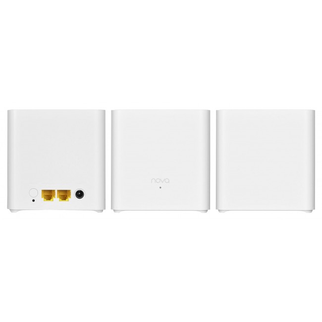 Tenda EX3-3 mesh wi-fi system Dual-band (2.4 GHz / 5 GHz) Wi-Fi 6 (802.11ax) White 1 Internal Tenda EX3-3 mesh wi-fi system Dual-band (2.4 GHz / 5 GHz) Wi-Fi 6 (802.11ax) White 1 Internal