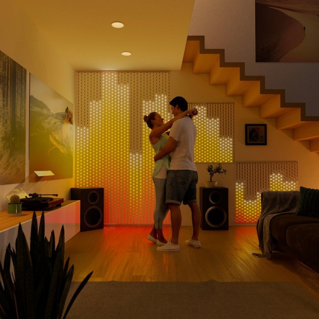 Twinkly Matrix Smart suspension light Wi-Fi/Bluetooth Twinkly Matrix Smart suspension light Wi-Fi/Bluetooth