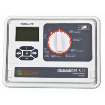 Electronic irrigation controller 11 sections
