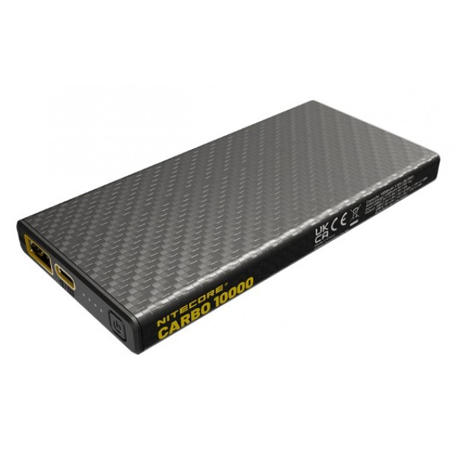 Nitecore CARBO 10000 power bank Lithium-Ion (Li-Ion) 10000 mAh Grey