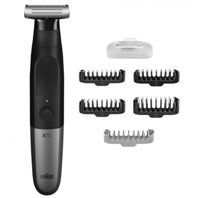 Braun | Hybrid Hair, Beard, Body Trimmer | XT5100 Series X | Operating time (max) 60 min | Wet & Dry | Black Braun | Hybrid Hair, Beard, Body Trimmer | XT5100 Series X | Operating time (max) 60 min | Wet & Dry | Black