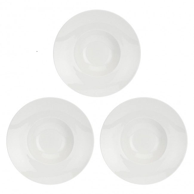 Set of 3 Convivio Salad Bowls - White, 26.5 cm Set of 3 Convivio Salad Bowls - White, 26.5 cm