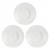 Set of 3 Convivio Salad Bowls - White, 26.5 cm