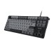 FURY KANABO K2 US mechanical gaming keyboard black-grey with white backlight