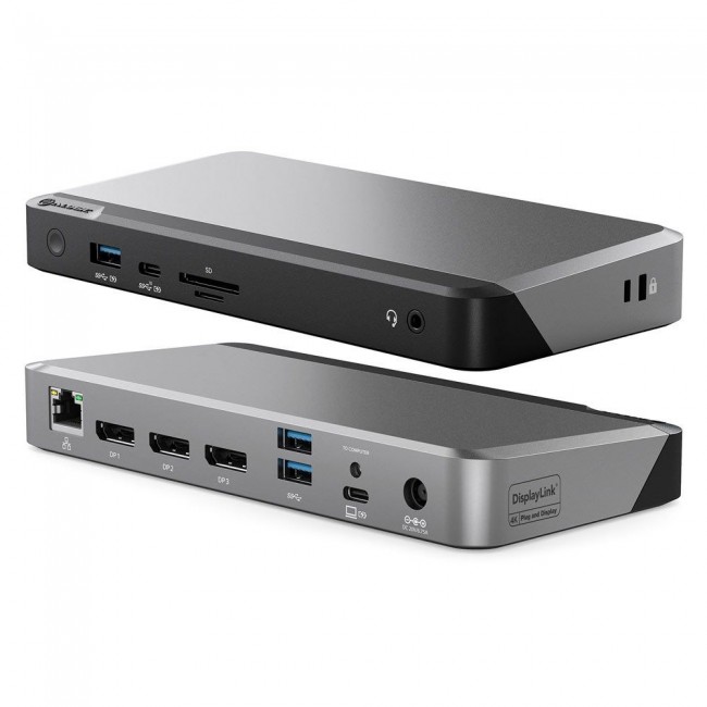 ALOGIC DX3 Triple 4K Display Universal Docking Station with 100W Power Delivery ALOGIC DX3 Triple 4K Display Universal Docking Station with 100W Power Delivery