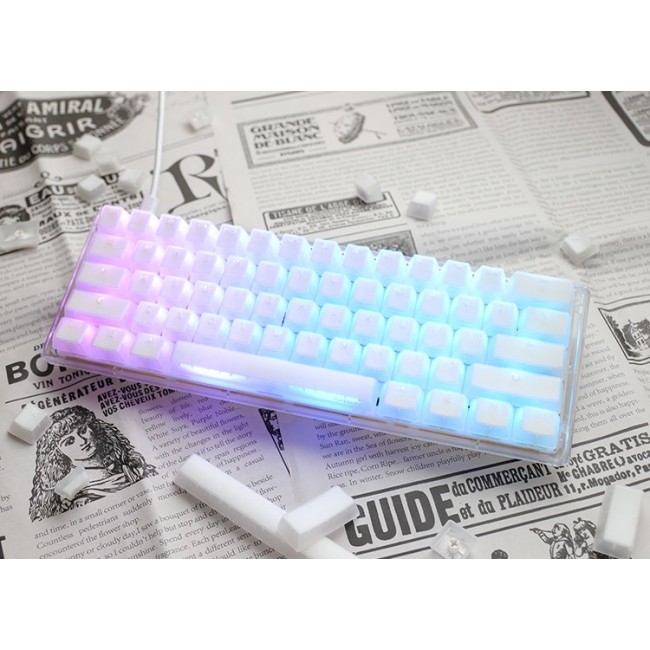 Ducky One 3 Mini keyboard Gaming USB QWERTZ German White Ducky One 3 Mini keyboard Gaming USB QWERTZ German White