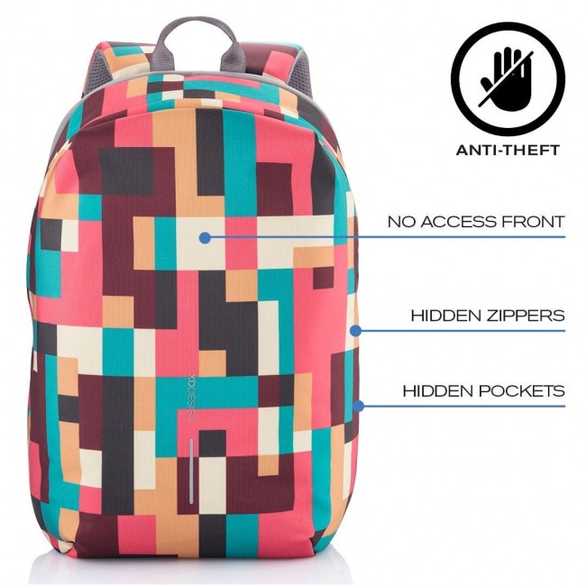 XD DESIGN ANTI-THEFT BACKPACK BOBBY SOFT GEOMETRIC P/N: P705.867 XD DESIGN ANTI-THEFT BACKPACK BOBBY SOFT GEOMETRIC P/N: P705.867