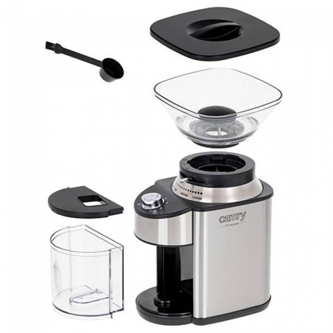 Camry Premium CR 4443 coffee grinder 200 W Black, Stainless steel Camry Premium CR 4443 coffee grinder 200 W Black, Stainless steel