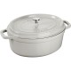 STAUB LA COCOTTE Oval cast iron pot 2.35 ltr, truffle STAUB LA COCOTTE Oval cast iron pot 2.35 ltr, truffle