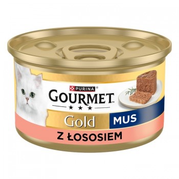 PURINA Gourmet Gold Mousse with salmon - wet cat food - 85g