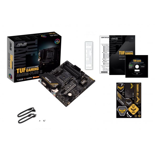 ASUS TUF GAMING A520M-PLUS II AMD A520 Socket AM4 micro ATX ASUS TUF GAMING A520M-PLUS II AMD A520 Socket AM4 micro ATX