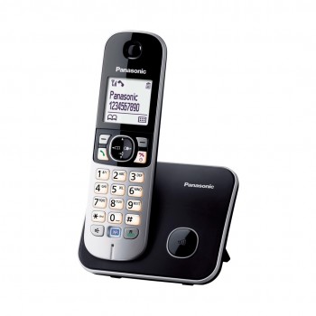 Panasonic KX-TG6811 - Cordless phone with caller ID - DECT - Black (KX-TG6811GB)