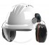 Safety helmet CURRO-VISOR white