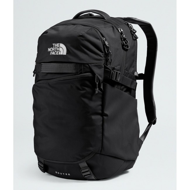 The North Face Router backpack Rucksack Black Nylon, Recycled polyester