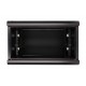 Extralink Rackmount cabinet 6U 600x600 Black wall mounted