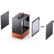 Jonsbo T7 Midi Tower Black, Wood