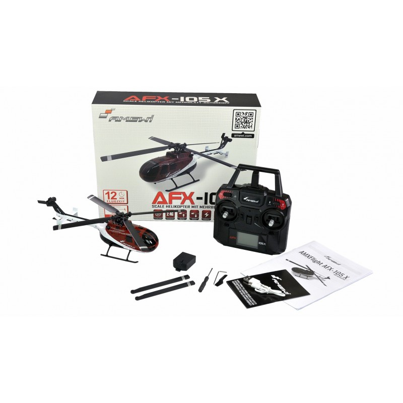 Amewi AFX-105 X Radio-Controlled (RC) model VTOL (Vertical Take Off and Landing) aircraft Electric engine