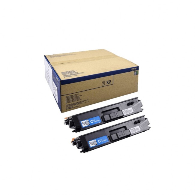 Brother TN-900CTWIN toner cartridge 2 pc(s) Original Cyan