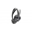 HP Poly Voyager Focus 2 Microsoft Teams Certified USB-C-C Headset +USB-C/A Adapter +Charging Stand