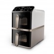 Philips 4000 series NA462/80 fryer Double 10 L Stand-alone 2750 W Hot air fryer Black, Gold, Grey