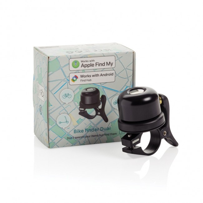 XD Connects Bike Finder Dual Bike Bell with Tracker Apple & Android Find (IPX6) P301.1401