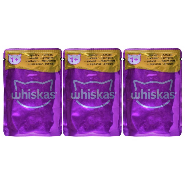 WHISKAS Classic Meals in Sauce - wet cat food - 12x85g