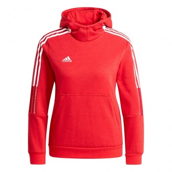 adidas Tiro 21 Sweat Hoody red GM7338 164cm