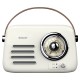 SAVIO RS-02 Portable Radio, white SAVIO RS-02 Portable Radio, white