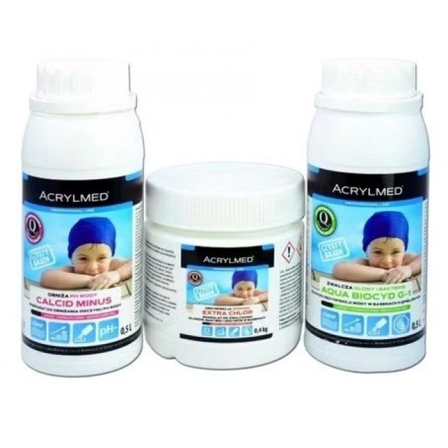 Acrylmed Water care kit - Small pool Acrylmed Water care kit - Small pool