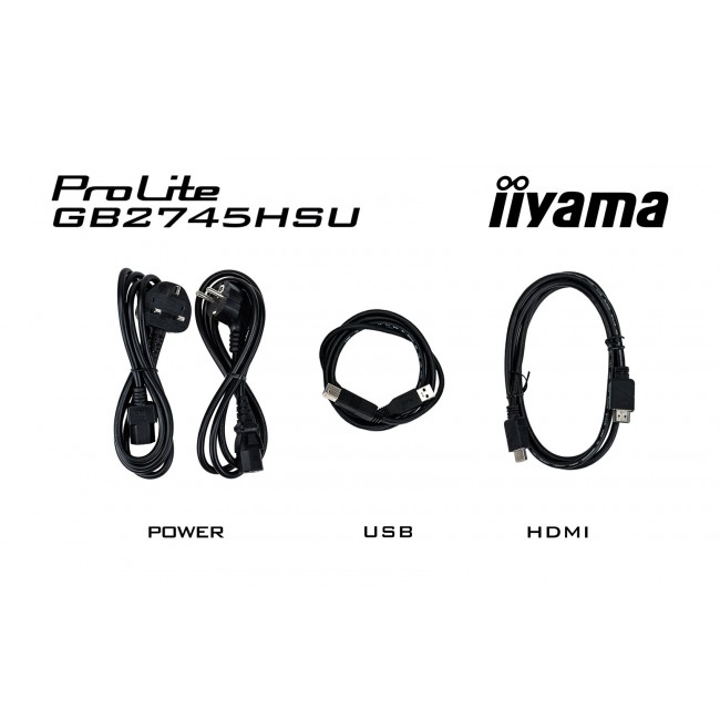 iiyama G-MASTER GB2745HSU-B2 LED display 68.6 cm (27 iiyama G-MASTER GB2745HSU-B2 LED display 68.6 cm (27
