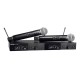 Shure SLXD24DE/B58-G59 - dual digital wireless system with two transmitters/handheld microphones (470 - 514 MHz)