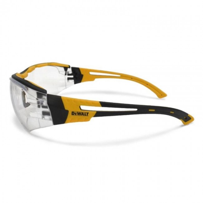 DeWalt Renovator Clear DPG108 Safety glasses frameless with upper protection transparent