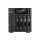 Asustor LOCKERSTOR 4 Gen3 NAS Desktop AMD Ryzen V3C14 16 GB DDR5 ADM Black