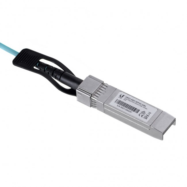 Ubiquiti UACC-AOC-SFP10-10M InfiniBand/fibre optic cable SFP+ Aqua colour Ubiquiti UACC-AOC-SFP10-10M InfiniBand/fibre optic cable SFP+ Aqua colour