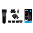 Braun 3000BT Foil shaver Trimmer Black, Grey