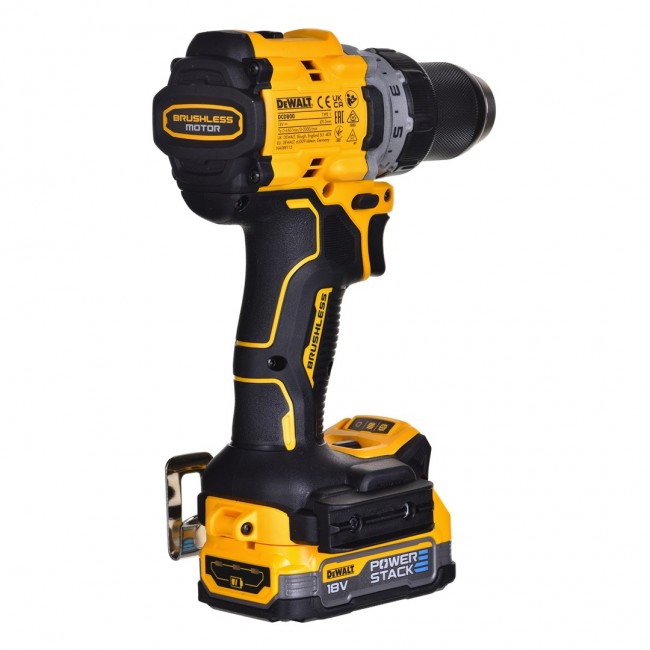 DEWALT WKRĘTARKA 18V DCD800E1T 90Nm 1x1,7Ah POWERSTACK BL TSTAK DEWALT WKRĘTARKA 18V DCD800E1T 90Nm 1x1,7Ah POWERSTACK BL TSTAK