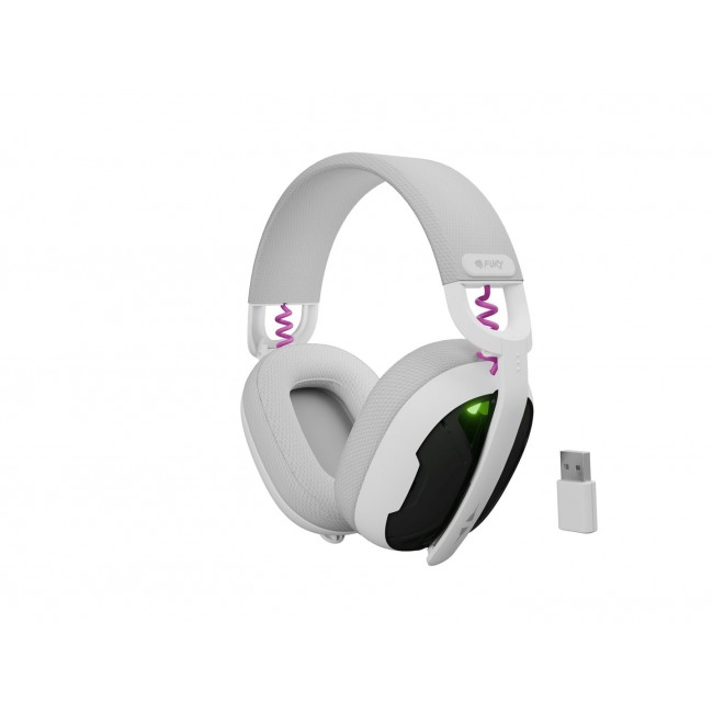 FURY FUKIYA F6 WIRELESS HEADPHONES, WHITE