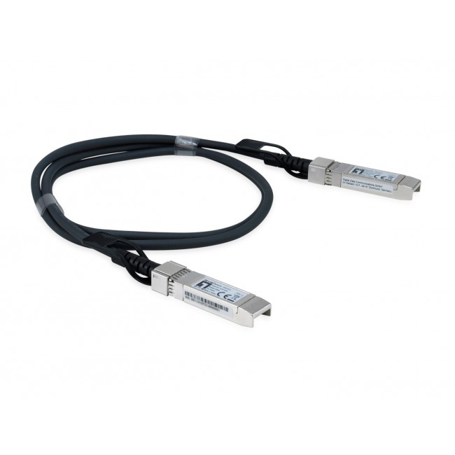 LevelOne 10Gbps SFP+ Direct Attach Copper Cable, 2m, Twinax LevelOne 10Gbps SFP+ Direct Attach Copper Cable, 2m, Twinax