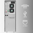 Qoltec 52283 Uninterruptible Power Supply UPS | 6kVA | 6000W | Power factor 1.0 | LCD | EPO | USB | On-line