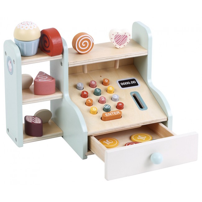 PROMIS Wooden Cash Register for Children