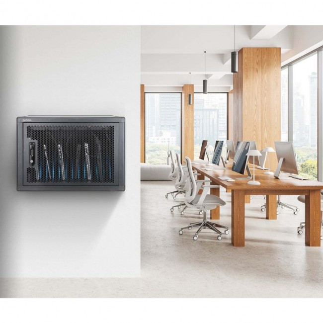 Manhattan Laptop Charging Cabinet Desktop (or trolley) via USB-C 65W 16
