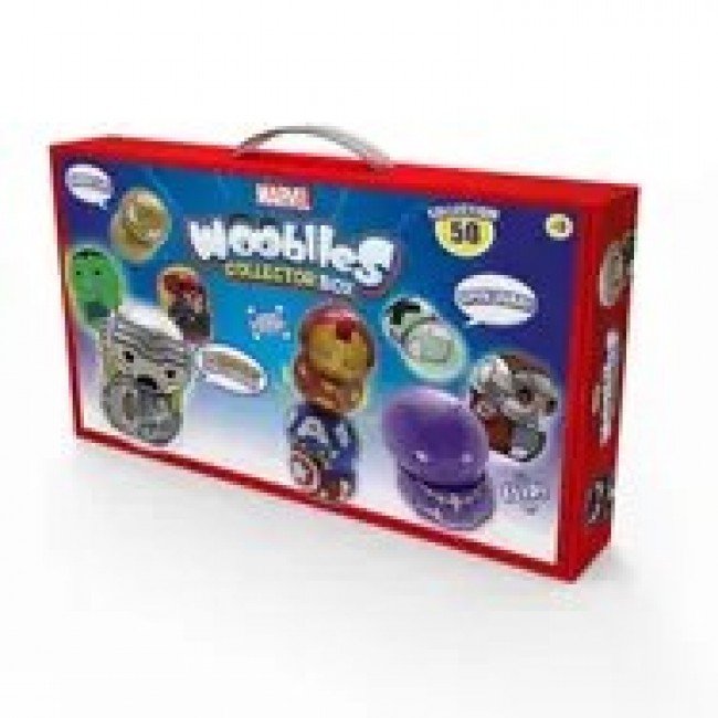 Marvel Wooblies - Collector's Box + 4 WBM 006 Figures Marvel Wooblies - Collector's Box + 4 WBM 006 Figures