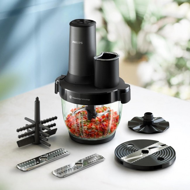 Philips 5000 series HR1507/00 electric food chopper 2 L 650 W Black