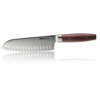 GEFU ENNO Santoku Knife with Grooves 18 cm