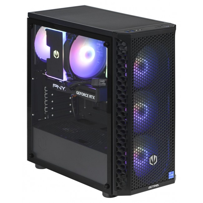 Actina 5901443387503 PC Intel Core i5 i5-14400F 16 GB DDR4-SDRAM 1 TB SSD NVIDIA GeForce RTX 4060 Midi Tower Black