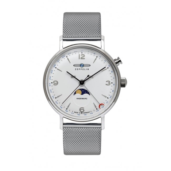 Zegarek Zeppelin Hindenburg Moonphase 8076M1 Zegarek Zeppelin Hindenburg Moonphase 8076M1